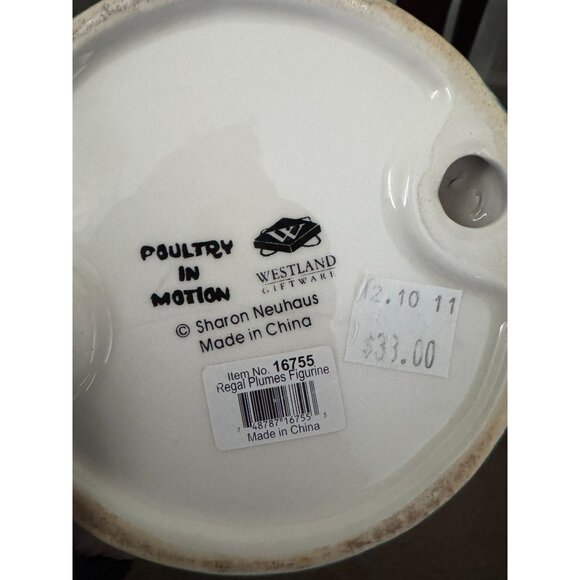 🐓 Vintage Poultry in Motion Roosters – Set of 2 Collectible Figures - Picture 5 of 14